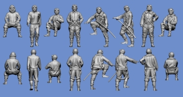 Peddinghaus 3 D Druck  1/72 72F335 Japanische Piloten Asse Army No 1