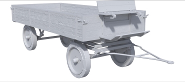 Peddinghaus 3 D Druck  1/72 72F345 Anhänger für Lanz Traktor mit Gummibereifung