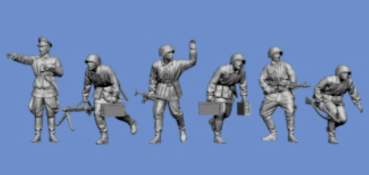 Peddinghaus 3 D Druck 1/72 72F359 6 Waffen SS Grenadiere Kursk No 2