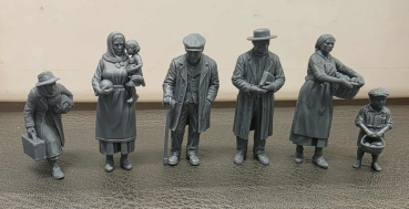 Peddinghaus 3D-Druck 1/72 72F439 Zivilisten WWI