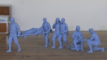 Peddinghaus 3D-Druck 1/72 72F440 field  medic and wounded