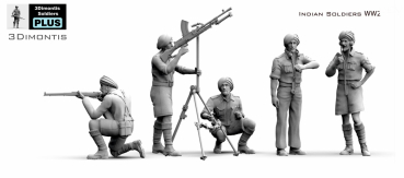Peddinghaus 3D Druck 1-72 72F449 Indian Soldiers WWII