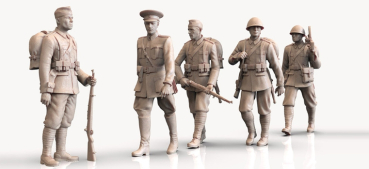 Peddinghaus 3D Druck 1-72 72F487 WWII 5 Tschechische Soldaten