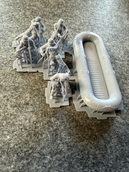 Peddinghaus 3D-Druck 1-72 72F493 5 dt. Infantristen & ein Flosssack