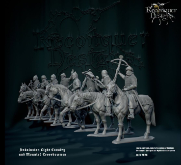Peddinghaus 3D Druck 1-72 72F515 Andalusische Armbrustschützen zu Pferde Teil 1
