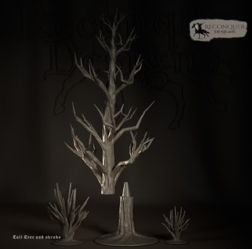Peddinghaus 3D Druck 1-72 72F533 Tall Tree and shrubs