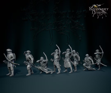 Peddinghaus 3D Druck 1-72 72F534 14th century Grenadine Archers set B