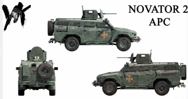 Peddinghaus 3 D Druck 1/72 72Y027 Ukrainian Novator -2UA