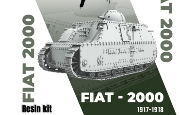 Peddinghaus 3 D Druck 1/72 72Y045 Italienischer Fiat 2000 1917-1918
