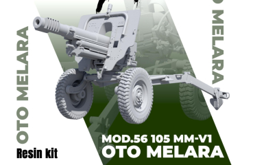 Peddinghaus 3 D Druck 1/72 72Y056 Oto Melara  Mod.56 105 mm-V1