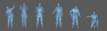 Peddinghaus 3 D Druck 1/72 72F191 6 german airforce mechanics 2. WW