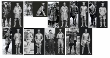 Peddinghaus 3D Druck 72F468 Deutsche Luftwaffen Asse WWI Jastas 5+11 model by RB miniatures