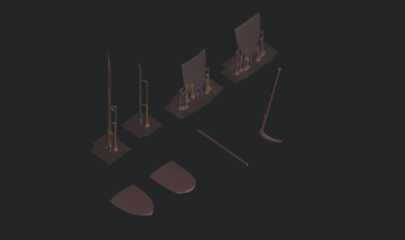 Peddinghaus 3D Druck 72F485 Waffen und Schilde Set