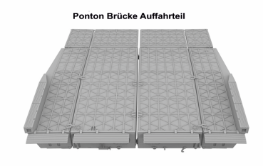 Peddinghaus 3 D Druck 1/72 72Y029 Pontonbrücke Auffahrteil