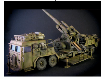 Peddinghaus 3 D Druck 1/72 72Y051 Faun 1500  mit 12,8 cm Flak 40