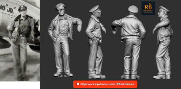 Peddinghaus 3D Druck 1-48 48673 WWII US Aces ETO&MTO Arthur Jeffrey
