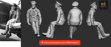 Peddinghaus 3D Druck 1-48 48675 WWII US Aces ETO&MTO Donald Bochkay