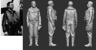 Peddinghaus 3D Druck 1-32 32349 WWII US P-47 Aces ETO & MTO Duane Beeson