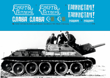Peddinghaus-Decals 1/16 3597 russisches SU 122