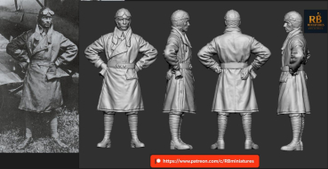 Peddinghaus 3D-Druck 48704 WWI German Aces & Legendary Leaders  Eduard Ritter von Schleich