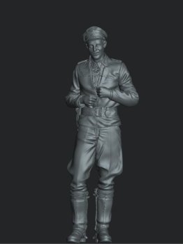 Peddinghaus 3D Druck 1-48 48627 WwII German Aces JG 52 Erich Hartmann stehend