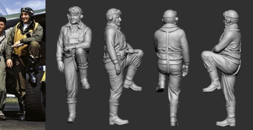 Peddinghaus 3D Druck 1-32 32350 WWII US P-47 Aces ETO & MTO Francis Gabreski