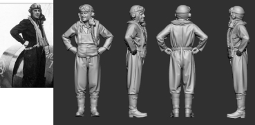 Peddinghaus 3D Druck 1-32 32353 WWII US P-47 Aces ETO & MTO Hubert Zemke