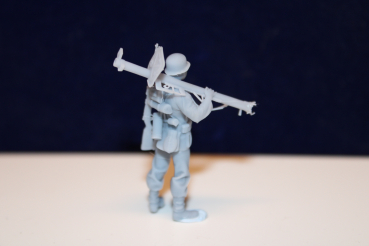 48F017 Wehrmacht Panzerjäger mit Panzerschreck komplettes Team 10 Mann