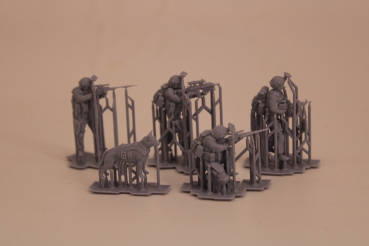 Peddinghaus 3 D Druck 1:48 48158 4 British SAS Soldiers modern with dog