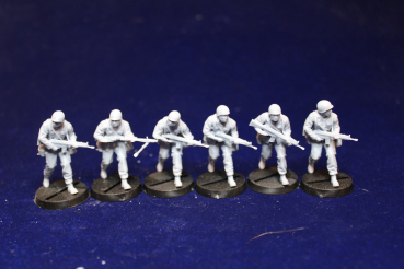 Peddinghaus 3 D Druck 1:72 72F078 6 early german PAnzergrendiers attacking