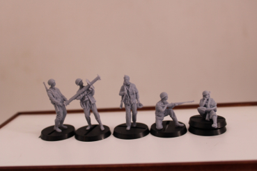Peddinghaus 3 D Druck 1/72 72F095 5 US Soldiers 1944