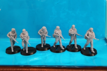Peddinghaus 3 D Druck 1/72 72F292 6 Dt. Bundeswehr Soldaten in Mali