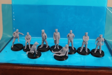 Peddinghaus 3 D Druck 1/72 72F296 RAF Pilot Aces 41-45 Bill Drake-Neville Duke-Donald Kingabyy, James Rankin,James Jonny Johnson &Sally William Vale,Brendan Paddy Finucane, Wilfred Duncan