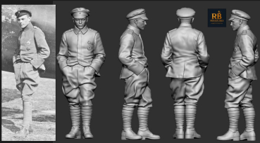 Peddinghaus 3D Druck 1-48 48617 WWI German Ace -  Jasta 11 Carl Allmenröder