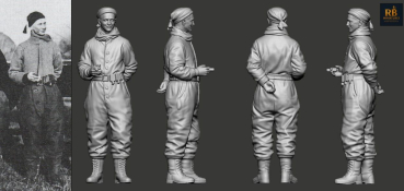 Peddinghaus 3D Druck 1-48 48616 WWI German Ace - Jasta 11 Kurt Wolff