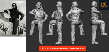 Peddinghaus 3D Druck 1-48 48672 WWII US Aces ETO&MTO John Landers