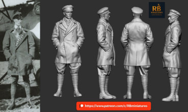 Peddinghaus 3D-Druck 32373 WWI German Aces & Legendary Leaders  Josef Veltjens
