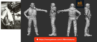 Peddinghaus 3D Druck 1-48 48679 WWII US Aces ETO&MTO Lee Archer