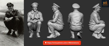 Peddinghaus 3D Druck 1-32 32346 WWII US Aces ETO&MTO Robin Olds