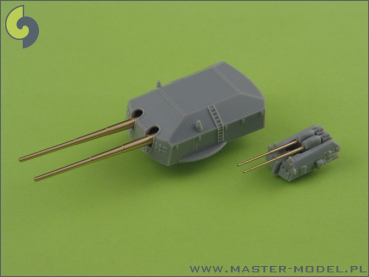 Master SM 350-043 1/350 Prinz Eugen armament - 203mm (8pcs), 105mm (12pcs) barrels