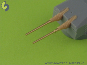 Master SM 350-058 1/350 Scharnhorst armament - for turrets with blastbags - 280mm (9pcs), 150mm (12pcs), 105mm (14pcs) barrels