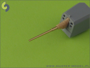 Master SM 350-058 1/350 Scharnhorst armament - for turrets with blastbags - 280mm (9pcs), 150mm (12pcs), 105mm (14pcs) barrels