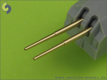 Master SM 350-060 1/35 German destroyer Z-25 (1944) - 150mm (4pcs), 37mm C/30 (8pcs), 37mm M42 (4pcs), 20mm (18pcs) barrels (fit to Trumpeter model)