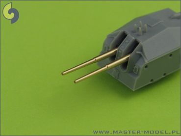 Master SM 350-061 1/350 German destroyer Z-39 (1945) - 150mm (4pcs), 37mm C/30 (4pcs), 37mm M42 (10pcs), 20mm (12pcs) barrels (fit to Dragon model)