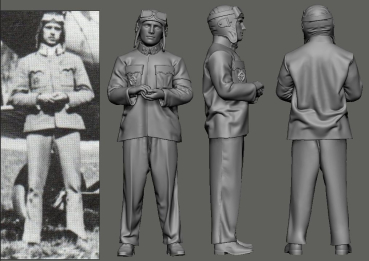 Peddinghaus 3D Druck 1-32 32292 WWI Austro-Hungarian Aces Jozsef Kiss