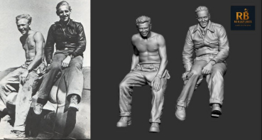 Peddinghaus 3D Druck 1-48 48624 WWII German Aces JG 52   Erich Hartmann & Mertens