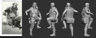Peddinghaus 3D Druck 1-48 48689 WWII US P-47 Aces ETO & MTO Walker Mahurin