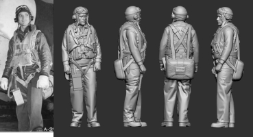 Peddinghaus 3D Druck 1-48 48690 WWII US P-47 Aces ETO & MTO Walter Beckham
