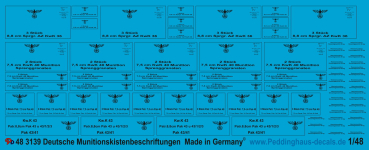 Peddinghaus-Decals 1/48 3139 german ammo box markings
