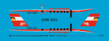Peddinghaus-Decals 1/72 3164 L-410 Interflug